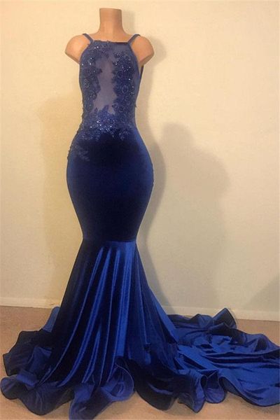 velour prom dresses royal blue mermaid lace appliques see through evening gown straps sweep train women vestidos de gala party, White;black
velour prom dresses royal blue mermaid lace appliques see through evening gown straps sweep train women vestidos de gala party, White;black