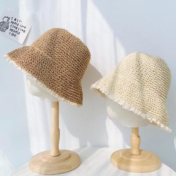 wide brim hats summer women straw sun holiday cool seaside beach visor hat bucket folding cap birthday gifts, Blue;gray
wide brim hats summer women straw sun holiday cool seaside beach visor hat bucket folding cap birthday gifts, Blue;gray