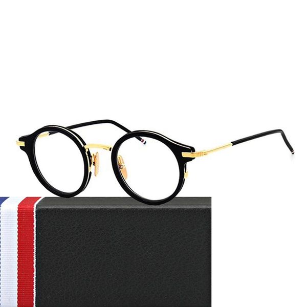 fashion sunglasses frames retro round alloy acetate optical eyeglasses frame men women vintage myopia prescription glasses york thom brand e, Black
fashion sunglasses frames retro round alloy acetate optical eyeglasses frame men women vintage myopia prescription glasses york thom brand e, Black
