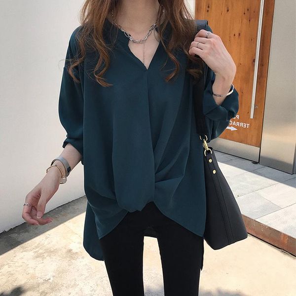 women's blouses & shirts boho blue chiffon blouse shirt women long sleeve v neck elegant summer female fashion casual large size4xl, White
women's blouses & shirts boho blue chiffon blouse shirt women long sleeve v neck elegant summer female fashion casual large size4xl, White