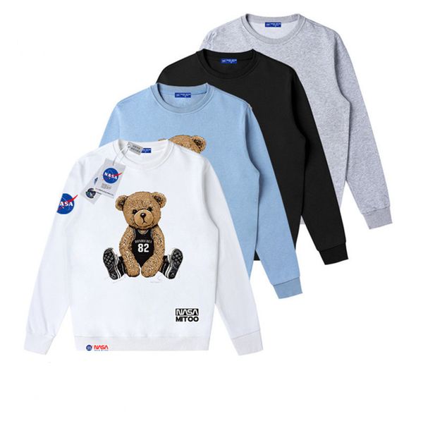 round neck loose sweater men's brand nasa couple casual bottomed shirt long sve t-shirt printed fashion drs, Black
round neck loose sweater men's brand nasa couple casual bottomed shirt long sve t-shirt printed fashion drs, Black