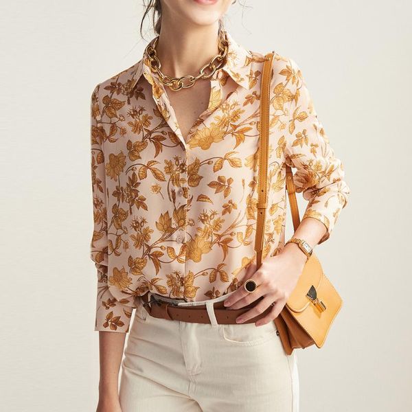 women's blouses & shirts shirt 100% silk blouse women floral female long sleeve elegant 2021 blusas mujer pph3711, White
women's blouses & shirts shirt 100% silk blouse women floral female long sleeve elegant 2021 blusas mujer pph3711, White
