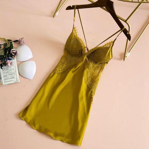 women's sleepwear nightdress home dressing gown women satin nightgown casual intimate lingerie arrival homewear spaghetti strap nightwe, Black;red
women's sleepwear nightdress home dressing gown women satin nightgown casual intimate lingerie arrival homewear spaghetti strap nightwe, Black;red