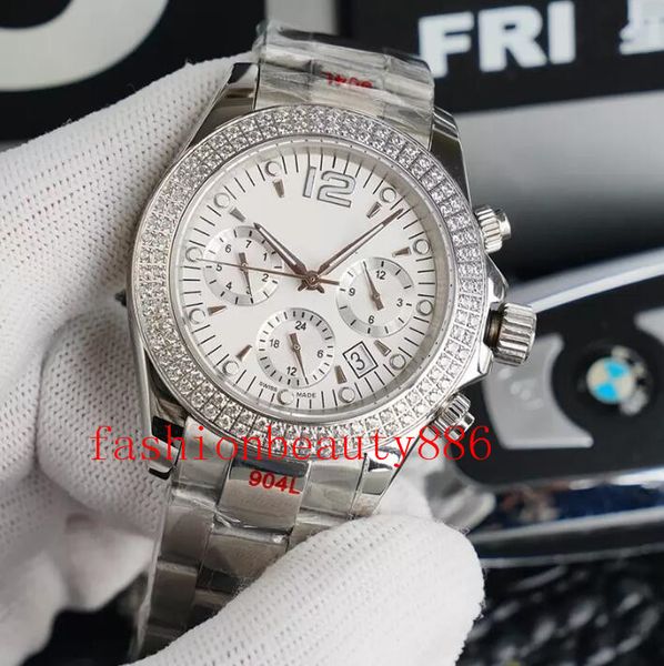 mens watch automatic mechanical watches 40mm diamond bezel waterproof wristwatch sapphire mirror business wristwatches montre de luxe, Slivery;brown
mens watch automatic mechanical watches 40mm diamond bezel waterproof wristwatch sapphire mirror business wristwatches montre de luxe, Slivery;brown