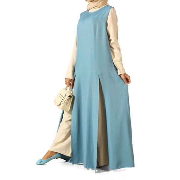 two piece dress hijab suit, White 
two piece dress hijab suit, White