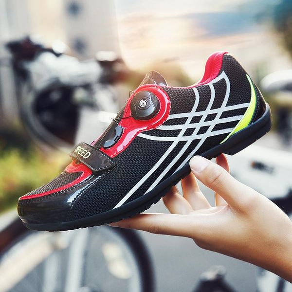 outdoor cycling shoes mtb breathable non-locking racing road bike men sneakers professional non-slip bicycle women footwear, Black
outdoor cycling shoes mtb breathable non-locking racing road bike men sneakers professional non-slip bicycle women footwear, Black
