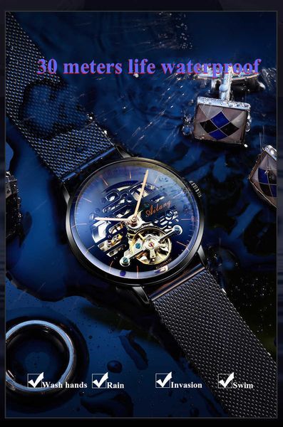 new men's genuine automatic mechanical watch waterproof fashion trend hollow black technology, Slivery;brown
new men's genuine automatic mechanical watch waterproof fashion trend hollow black technology, Slivery;brown