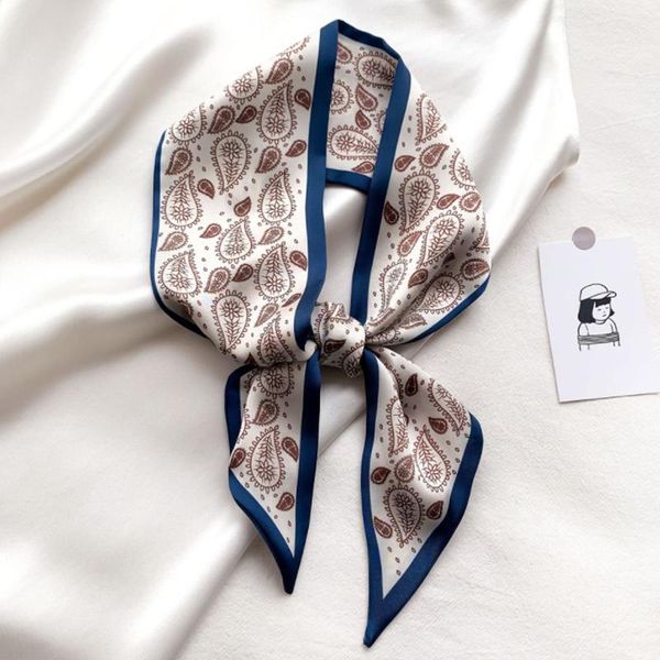 scarves plant print square silk scarf women fashion small neck scarfs office lady hair band hand kerchief female bag ribbon, Blue;gray
scarves plant print square silk scarf women fashion small neck scarfs office lady hair band hand kerchief female bag ribbon, Blue;gray