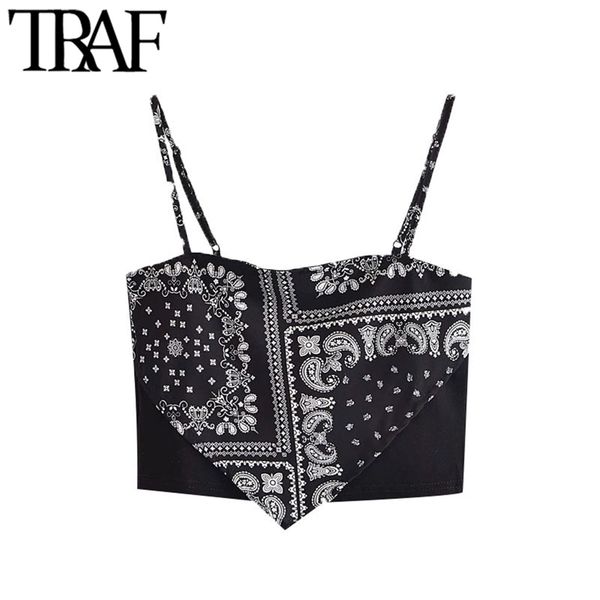 women fashion paisley print patchwork cropped tank vintage backless thin straps female camis mujer 210507, White
women fashion paisley print patchwork cropped tank vintage backless thin straps female camis mujer 210507, White