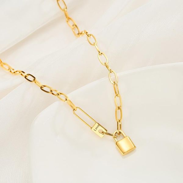 pendant necklaces yaologe 316l stainless steel gold color long necklace for women thick chain chokers 2021 trend fashion gift jewelry, Silver
pendant necklaces yaologe 316l stainless steel gold color long necklace for women thick chain chokers 2021 trend fashion gift jewelry, Silver