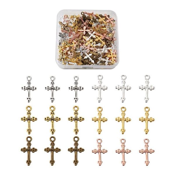 charms pandahall 120pcs hollow cross alloy pendants charm for jewelry making diy bracelet necklace gift, Bronze;silver
charms pandahall 120pcs hollow cross alloy pendants charm for jewelry making diy bracelet necklace gift, Bronze;silver
