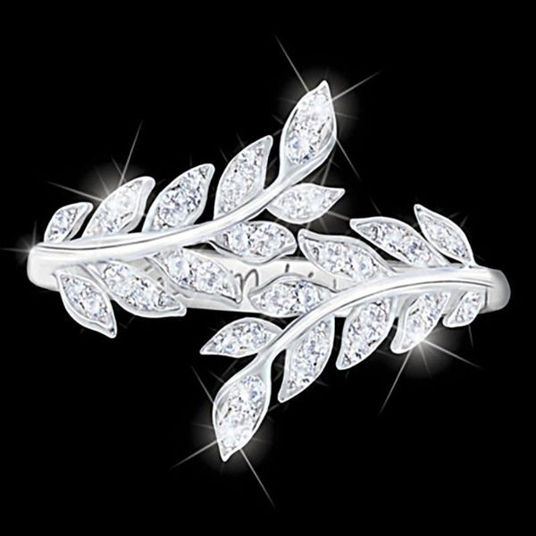 wedding rings style fashion leaves crystal ring elegant lady inlay zircon silver color charm bride engagement jewelry, Slivery;golden
wedding rings style fashion leaves crystal ring elegant lady inlay zircon silver color charm bride engagement jewelry, Slivery;golden