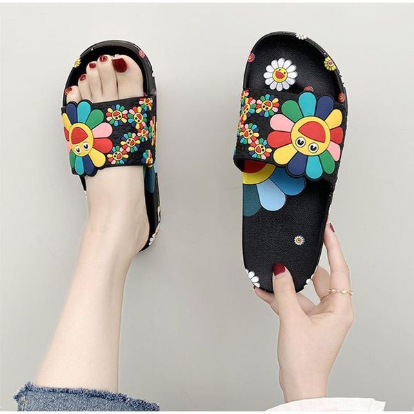 slippers 2021 women cute flower print pu sandals platform non-slip indoor cartoon outdoor casual comfort flats, Black
slippers 2021 women cute flower print pu sandals platform non-slip indoor cartoon outdoor casual comfort flats, Black