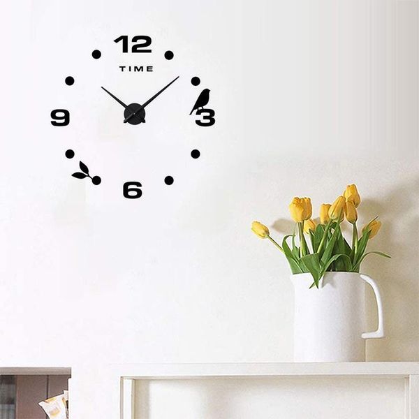 wall clocks clock acrylic 3d diy decorative kitchen mirror stickers home decor-black
wall clocks clock acrylic 3d diy decorative kitchen mirror stickers home decor-black