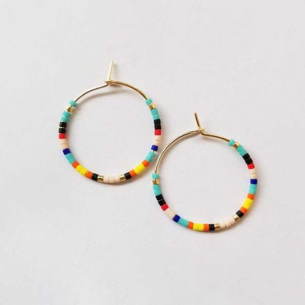 hoop & huggie go2boho beaded earring miyuki earrings glass beads ear ring for women simple golden circle loop earings vacation jewelry, Golden;silver
hoop & huggie go2boho beaded earring miyuki earrings glass beads ear ring for women simple golden circle loop earings vacation jewelry, Golden;silver