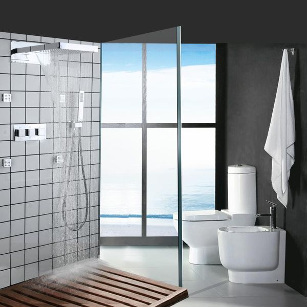 bathroom shower sets chrome polished and cold faucets waterfall rainfall hand set
bathroom shower sets chrome polished and cold faucets waterfall rainfall hand set