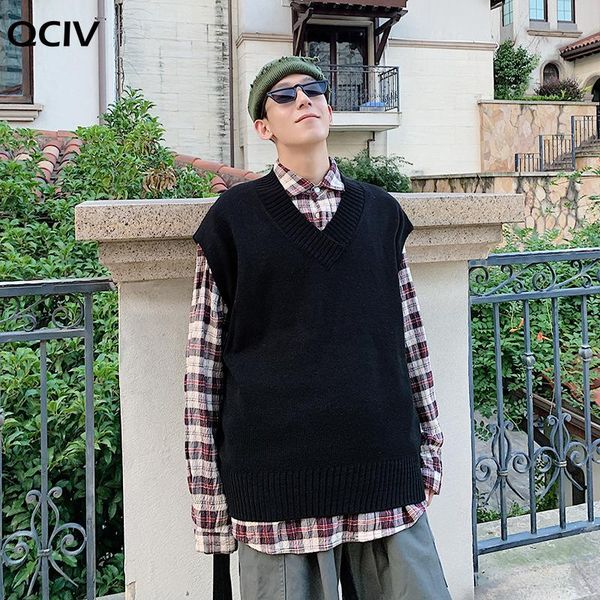 men's wool vest sweater spring autumn warm fashion sleeveless solid spacious soft v-neck clothes knitted cotton casual coat vests, Black;white
men's wool vest sweater spring autumn warm fashion sleeveless solid spacious soft v-neck clothes knitted cotton casual coat vests, Black;white