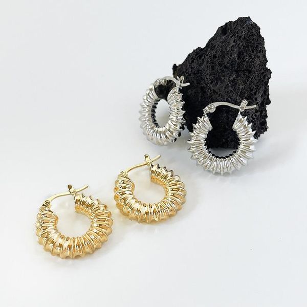 hoop & huggie circle geometric chunky thick textured earrings minimalist gold color waved tube for women jewelry, Golden;silver
hoop & huggie circle geometric chunky thick textured earrings minimalist gold color waved tube for women jewelry, Golden;silver