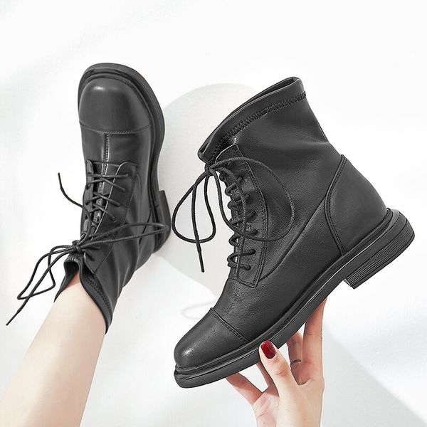 retv womens boots female autumn new genuine leather black martin boots women booties shoes lace up winter women shoes
retv womens boots female autumn new genuine leather black martin boots women booties shoes lace up winter women shoes