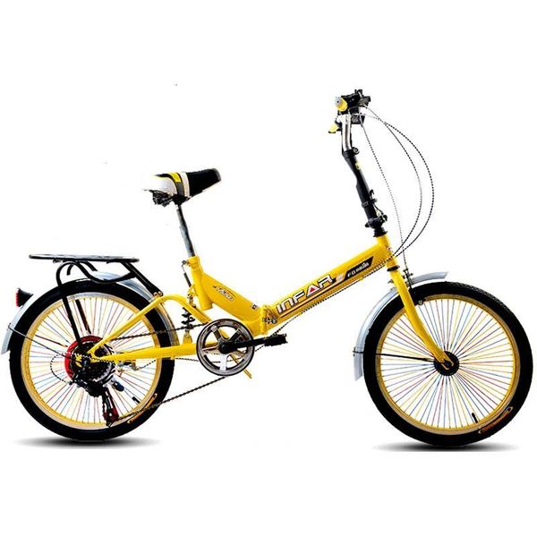 20-inch variable speed absorber bicycle folding ultra-portable bike front wheel v brake rear axle brake white yellow
20-inch variable speed absorber bicycle folding ultra-portable bike front wheel v brake rear axle brake white yellow