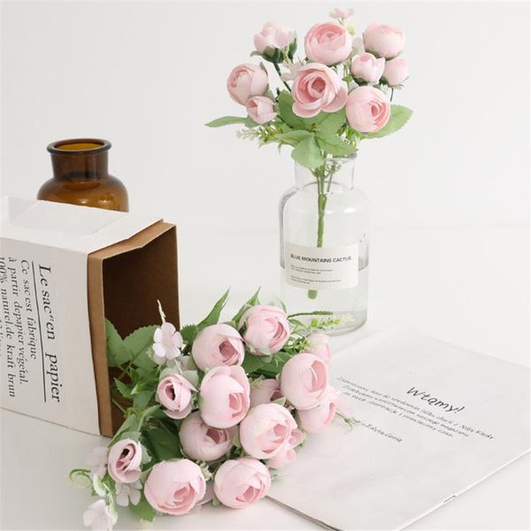 decorative flowers & wreaths artificial retro silk rose bouquet hydrangea peony high-end bride holding fake home wedding decoration
decorative flowers & wreaths artificial retro silk rose bouquet hydrangea peony high-end bride holding fake home wedding decoration
