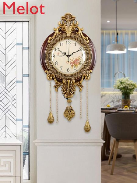 wall clock living room large solid wood retro brass mute fashion creative personality hanging quartz clocks
wall clock living room large solid wood retro brass mute fashion creative personality hanging quartz clocks