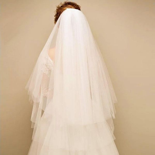 bridal veils two layers cut edge short tulle ivory wedding white veil for bride mariage accessories chapel, Black
bridal veils two layers cut edge short tulle ivory wedding white veil for bride mariage accessories chapel, Black