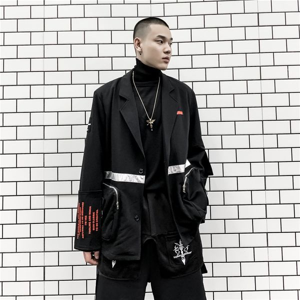 men's jackets fashionable jacket, big jacket pocket, dark wind, written pattern, reflecting strip, loose korean, hip hop uvuy, Black;brown
men's jackets fashionable jacket, big jacket pocket, dark wind, written pattern, reflecting strip, loose korean, hip hop uvuy, Black;brown