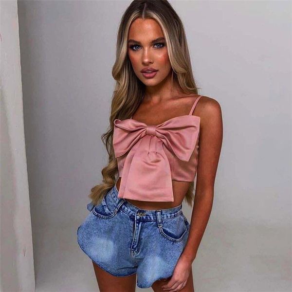women's tanks & camis cute bow crop tank women summer clothing fashion 2021 satin blouse shirts pink white
women's tanks & camis cute bow crop tank women summer clothing fashion 2021 satin blouse shirts pink white