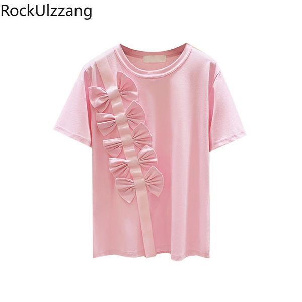 women's t-shirt patchwork ribbon bow short sleeve solid white pink black cute fashion aesthetic cloth women t shirt summer luxury plus
women's t-shirt patchwork ribbon bow short sleeve solid white pink black cute fashion aesthetic cloth women t shirt summer luxury plus