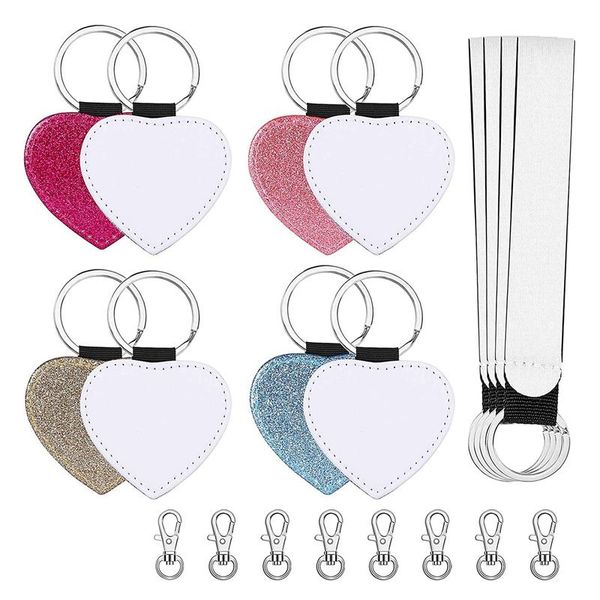 hooks & rails 20 pcs sublimation blanks keychains kits glitter pu leather keychain with swivel snap for diy tags heart
hooks & rails 20 pcs sublimation blanks keychains kits glitter pu leather keychain with swivel snap for diy tags heart