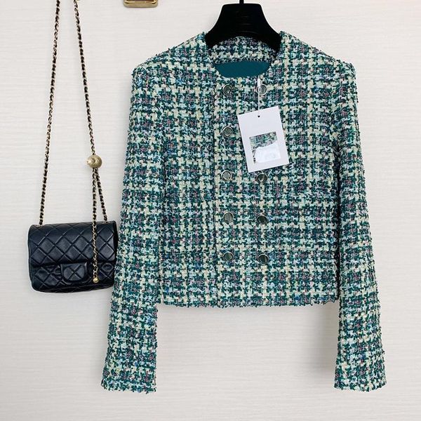 women's jackets plaid short fashion tweed jacket women camellia silk lining o-neck long sleeve double breasted outerwear lady 2, Black;brown
women's jackets plaid short fashion tweed jacket women camellia silk lining o-neck long sleeve double breasted outerwear lady 2, Black;brown