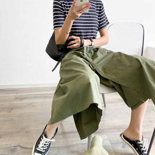skirts blue spring summer elastic waist green work medium and long a-line skirt fashion korean women's drs, Black
skirts blue spring summer elastic waist green work medium and long a-line skirt fashion korean women's drs, Black