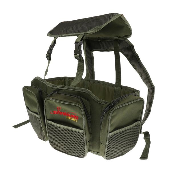 multifunctional fishing seat bag box with harness rucksack converter bags nylon lure backpack carp tackle accessories
multifunctional fishing seat bag box with harness rucksack converter bags nylon lure backpack carp tackle accessories