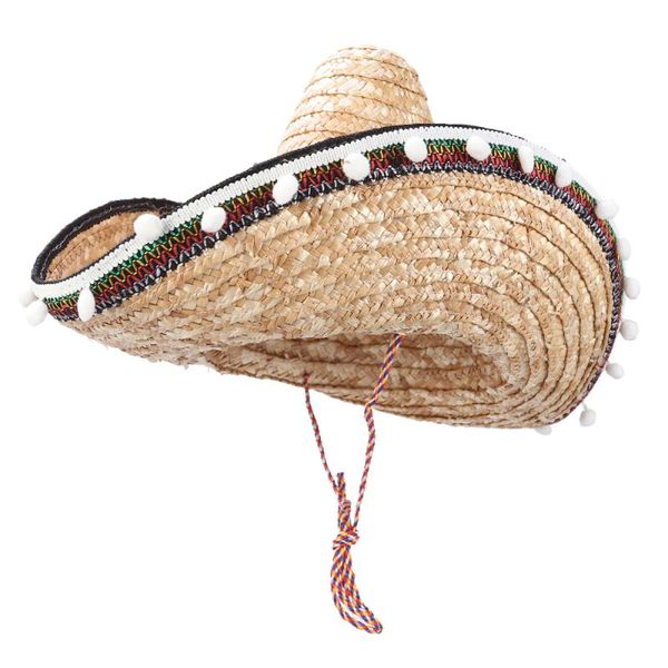 party hats pompom hat mexican straw hawaiian style dressing props supplies birthday gift decoration 40cm (grass color)
party hats pompom hat mexican straw hawaiian style dressing props supplies birthday gift decoration 40cm (grass color)