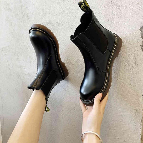 dress shoes sapatos de moda botas mulher chelsea botas-feminino dedo do pé redondo salto plano punk tornozelo med verão outono senhoras pret, Black
dress shoes sapatos de moda botas mulher chelsea botas-feminino dedo do pé redondo salto plano punk tornozelo med verão outono senhoras pret, Black