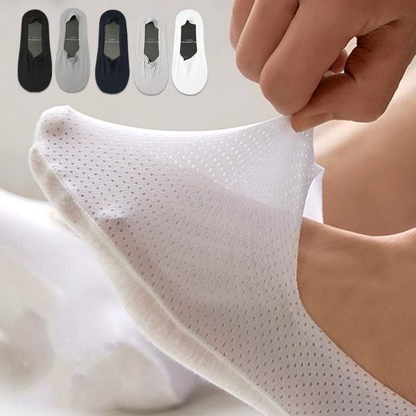 men's socks invisible mesh ice silk hollow breathable solid boat men woman summer silicone heel anti slip ultra-thin cotton ankle sock, Black
men's socks invisible mesh ice silk hollow breathable solid boat men woman summer silicone heel anti slip ultra-thin cotton ankle sock, Black