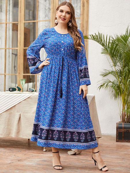 ethnic clothing plus size maxi dress for women blue flower summer splicing loose casual long sleeve arabic muslim islamic clothes, Red
ethnic clothing plus size maxi dress for women blue flower summer splicing loose casual long sleeve arabic muslim islamic clothes, Red