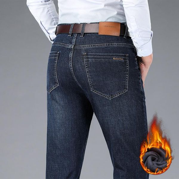 men's jeans winter smart fleece business fashion straight regular blue stretch warm denim trousers classic men plus size 29-42
men's jeans winter smart fleece business fashion straight regular blue stretch warm denim trousers classic men plus size 29-42
