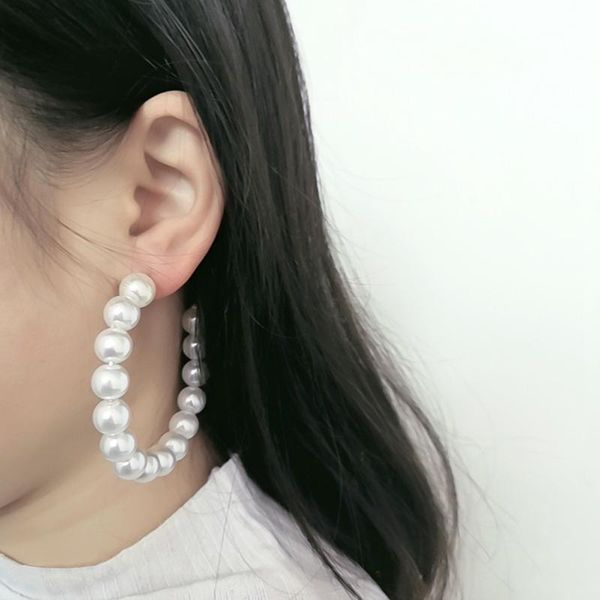 hoop & huggie exaggrated simulated pearls big circle statement dangle earrings for women fashion vintage jewelry gift, Golden;silver
hoop & huggie exaggrated simulated pearls big circle statement dangle earrings for women fashion vintage jewelry gift, Golden;silver