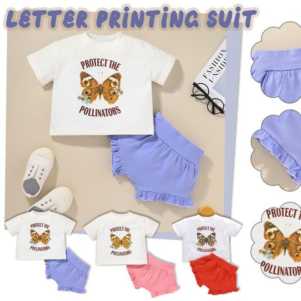 clothing sets toddler kids baby girls clothes set summer infant letter print short-sleeved shorts suits inafnt outfits born casual, White
clothing sets toddler kids baby girls clothes set summer infant letter print short-sleeved shorts suits inafnt outfits born casual, White
