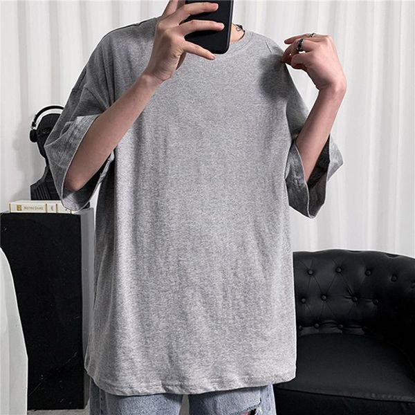 men's t-shirts simple summer t-shirt fashion half sleeve solid for male loose tshirts harajuku o-neck shirts designer tees top, White;black
men's t-shirts simple summer t-shirt fashion half sleeve solid for male loose tshirts harajuku o-neck shirts designer tees top, White;black
