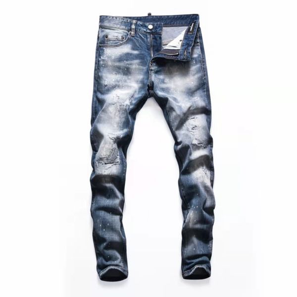 r mens jeans motocycle holesluxury denim men fashion streetwear men's clothing designer pants, Blue
r mens jeans motocycle holesluxury denim men fashion streetwear men's clothing designer pants, Blue