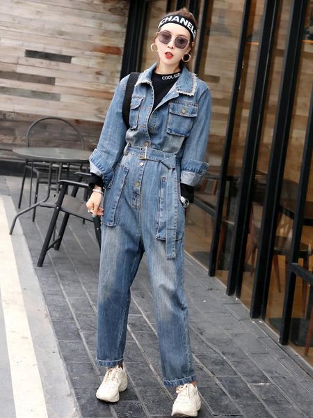 women's jumpsuits & rompers sale 2021 real sweatpants pants women palazzo pantalon mujer spring retro old washable lapel tooling jumpsu, Black;white
women's jumpsuits & rompers sale 2021 real sweatpants pants women palazzo pantalon mujer spring retro old washable lapel tooling jumpsu, Black;white