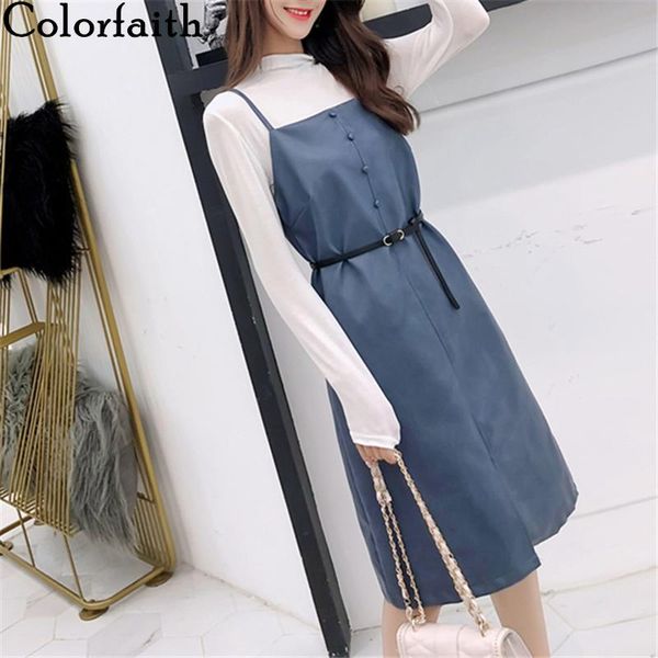 two piece dress colorfaith 2021 autumn winter woman skirts kits split casual office ladies lace up pu leather with belt 2 sets ws1979, White
two piece dress colorfaith 2021 autumn winter woman skirts kits split casual office ladies lace up pu leather with belt 2 sets ws1979, White