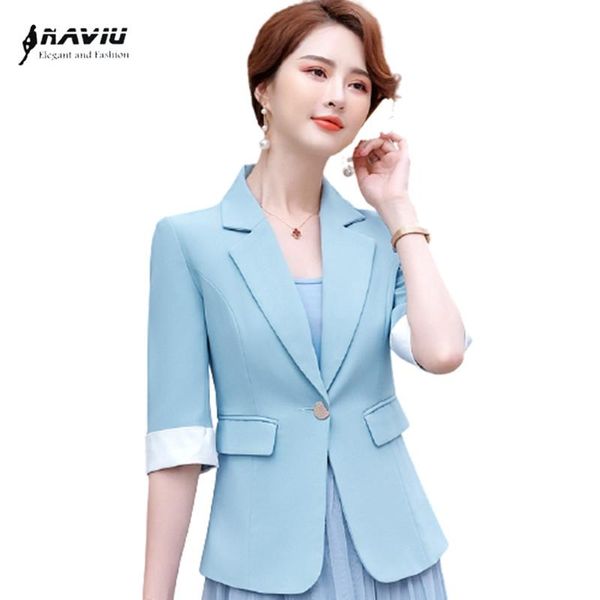 women's suits & blazers temperament spring summer blazer women 2021 fashion casual half sleeve slim jacket office ladies work coat, White;black
women's suits & blazers temperament spring summer blazer women 2021 fashion casual half sleeve slim jacket office ladies work coat, White;black