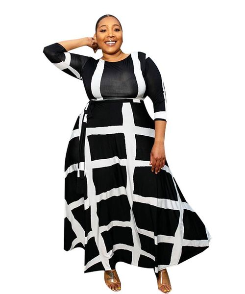 casual dresses 2021 spring plus size dress women maxi o-neck full sleeve plaid print beach style loose empire long gl5088, Black;gray
casual dresses 2021 spring plus size dress women maxi o-neck full sleeve plaid print beach style loose empire long gl5088, Black;gray