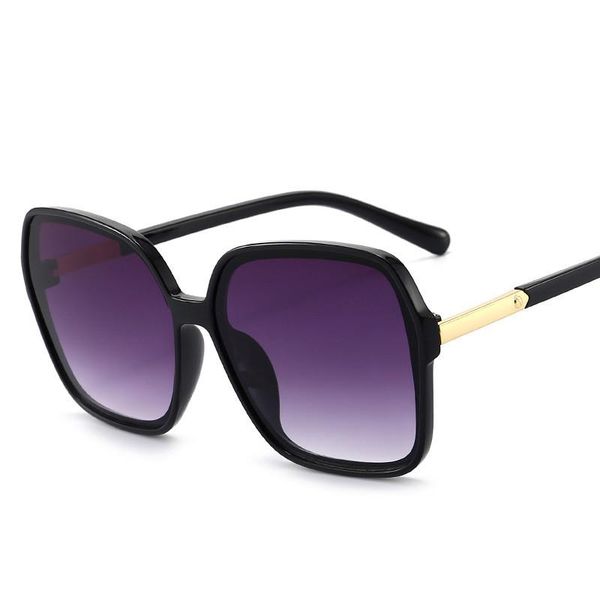 sunglasses the brown big frame korean retro square women trendy net red metal leg glasses 4255, White;black
sunglasses the brown big frame korean retro square women trendy net red metal leg glasses 4255, White;black