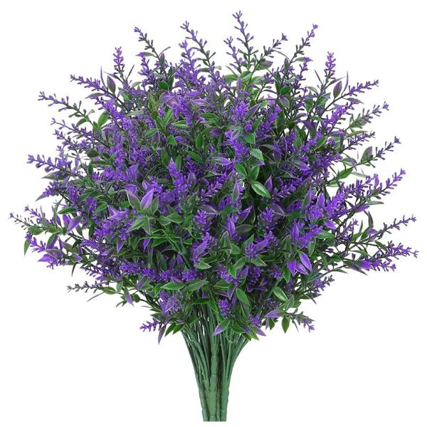 decorative flowers & wreaths 8 bundles artificial lavender outdoor fake no fade faux plastic plants garden porch window box-purplehome decor
decorative flowers & wreaths 8 bundles artificial lavender outdoor fake no fade faux plastic plants garden porch window box-purplehome decor