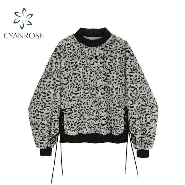 autumn winter leopard sweatshirt women long sleeve oversize streetwear fashion casual loose female hooded pullover 210515, Black
autumn winter leopard sweatshirt women long sleeve oversize streetwear fashion casual loose female hooded pullover 210515, Black